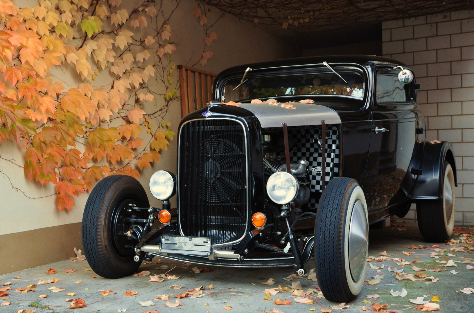 herbstlicher hot rod