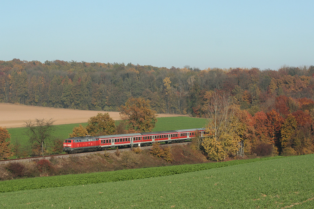 Herbstlicher Kraichgau mit 218