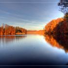 Herbstlicher Langbürgner See HDR