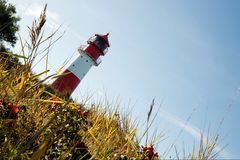 Herbstlicher Leuchtturm von Falshöft