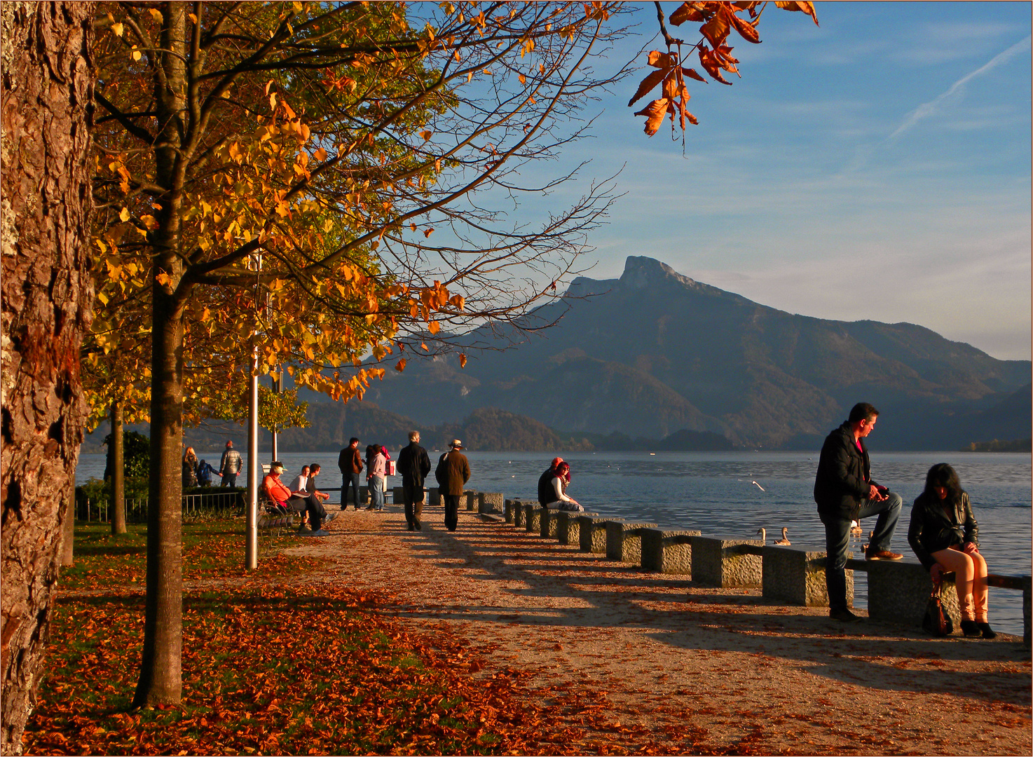 Herbstlicher Mondsee...