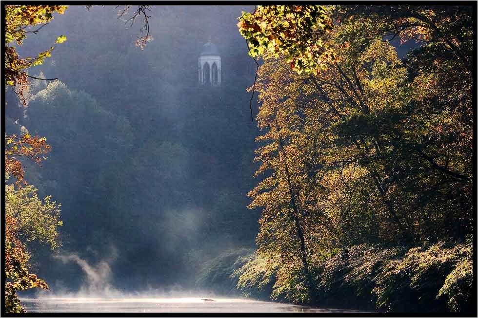 Herbstlicher Morgen an der Wupper -2