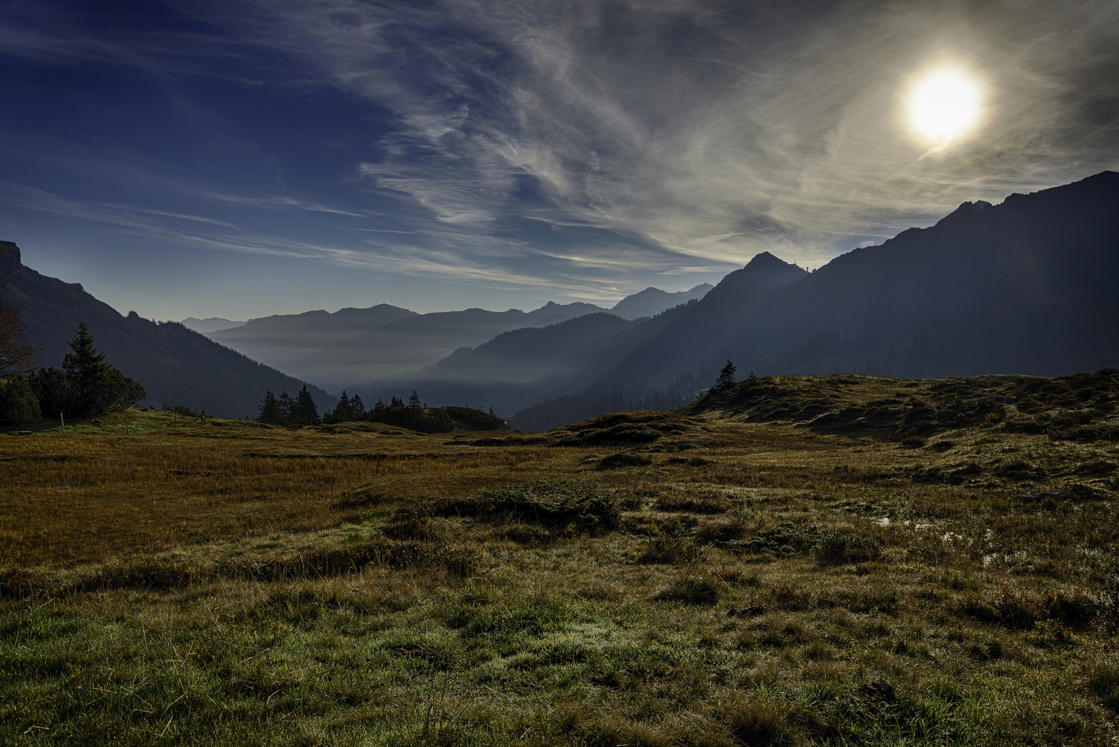 Herbstlicher Morgen im KLein-Walsertal