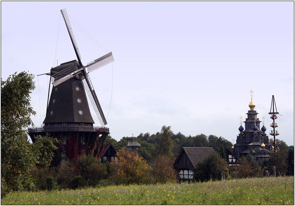 ... herbstlicher Mühlenblick ...