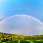 Herbstlicher Regenbogen