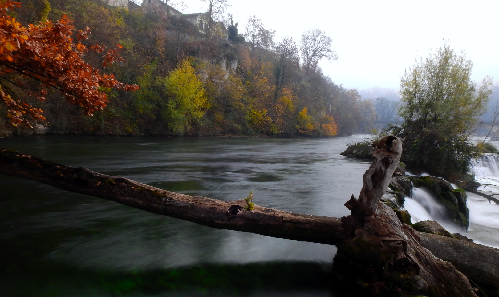 Herbstlicher Rheinfall