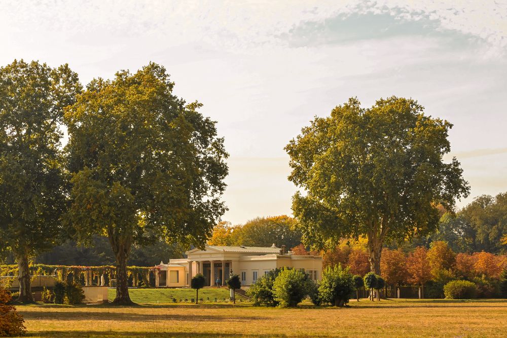 Herbstlicher Schloßblick 