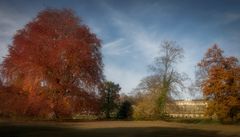 herbstlicher Schloßblick