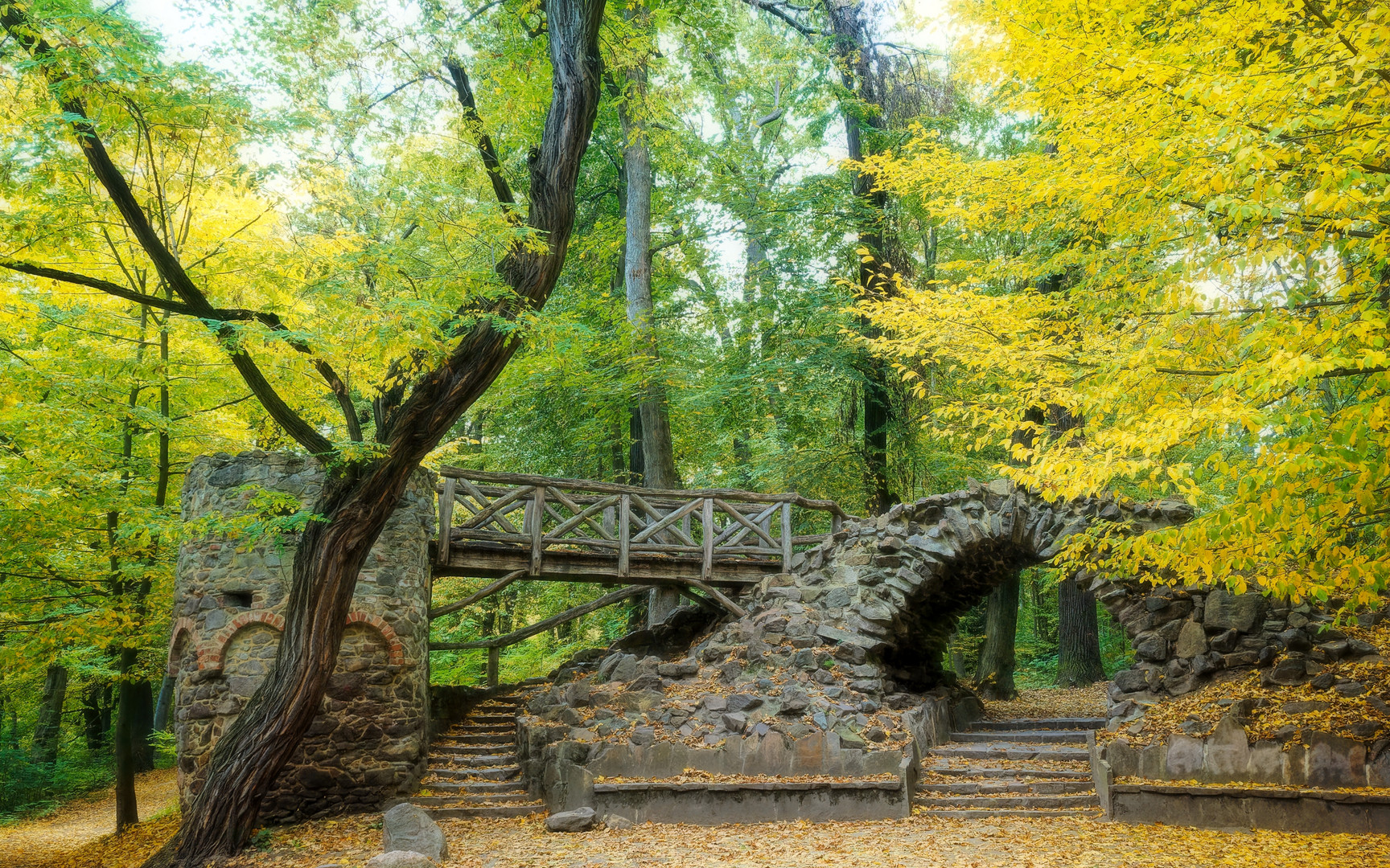 Herbstlicher Schlosspark