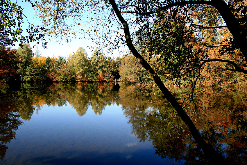 Herbstlicher See