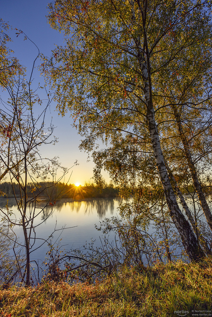 Herbstlicher Sonnenaufgang