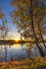 Herbstlicher Sonnenaufgang