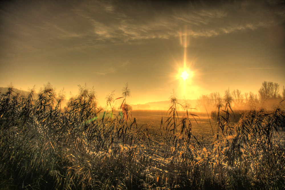 Herbstlicher Sonnenaufgang