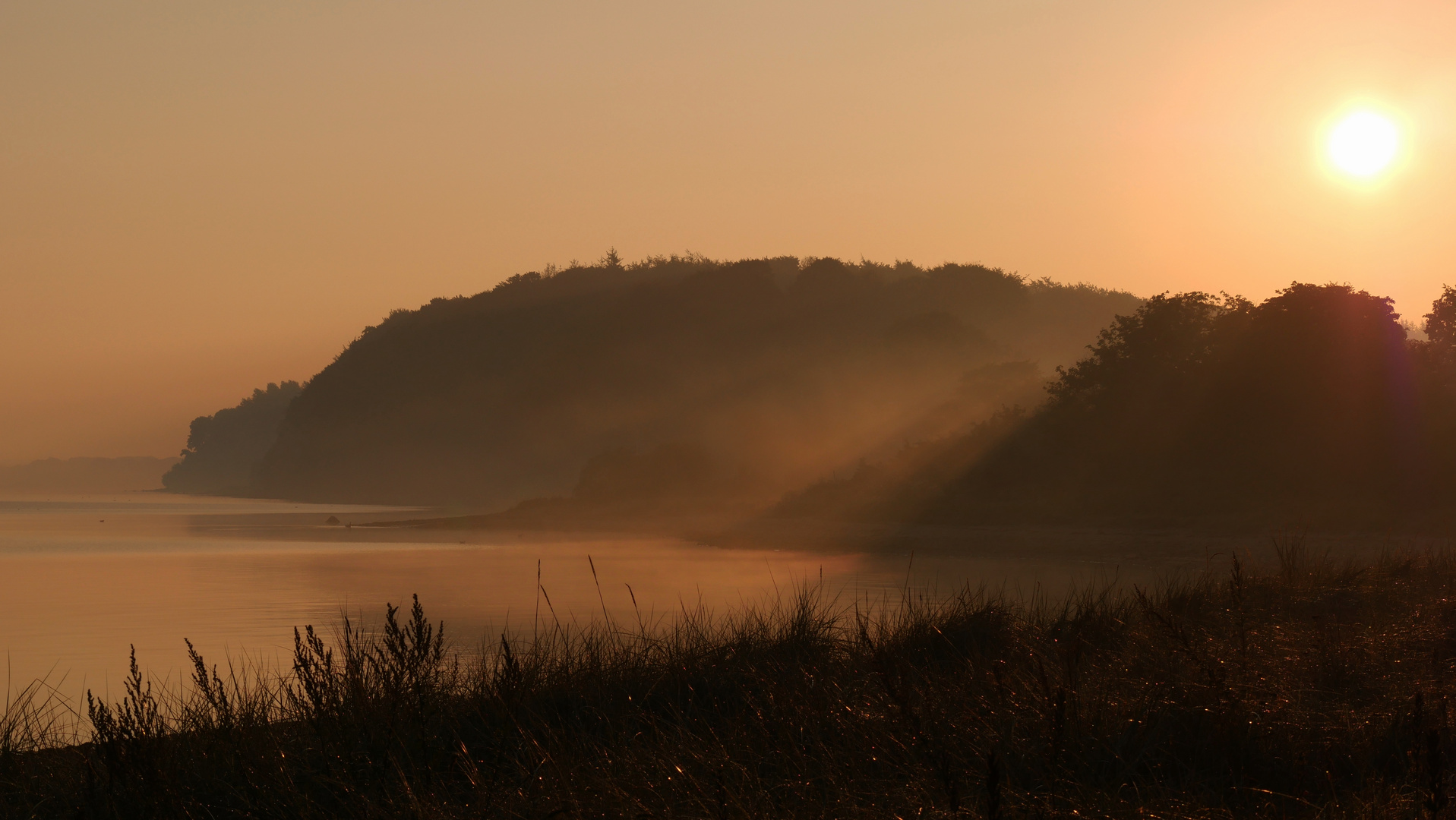 Herbstlicher Sonnenaufgang