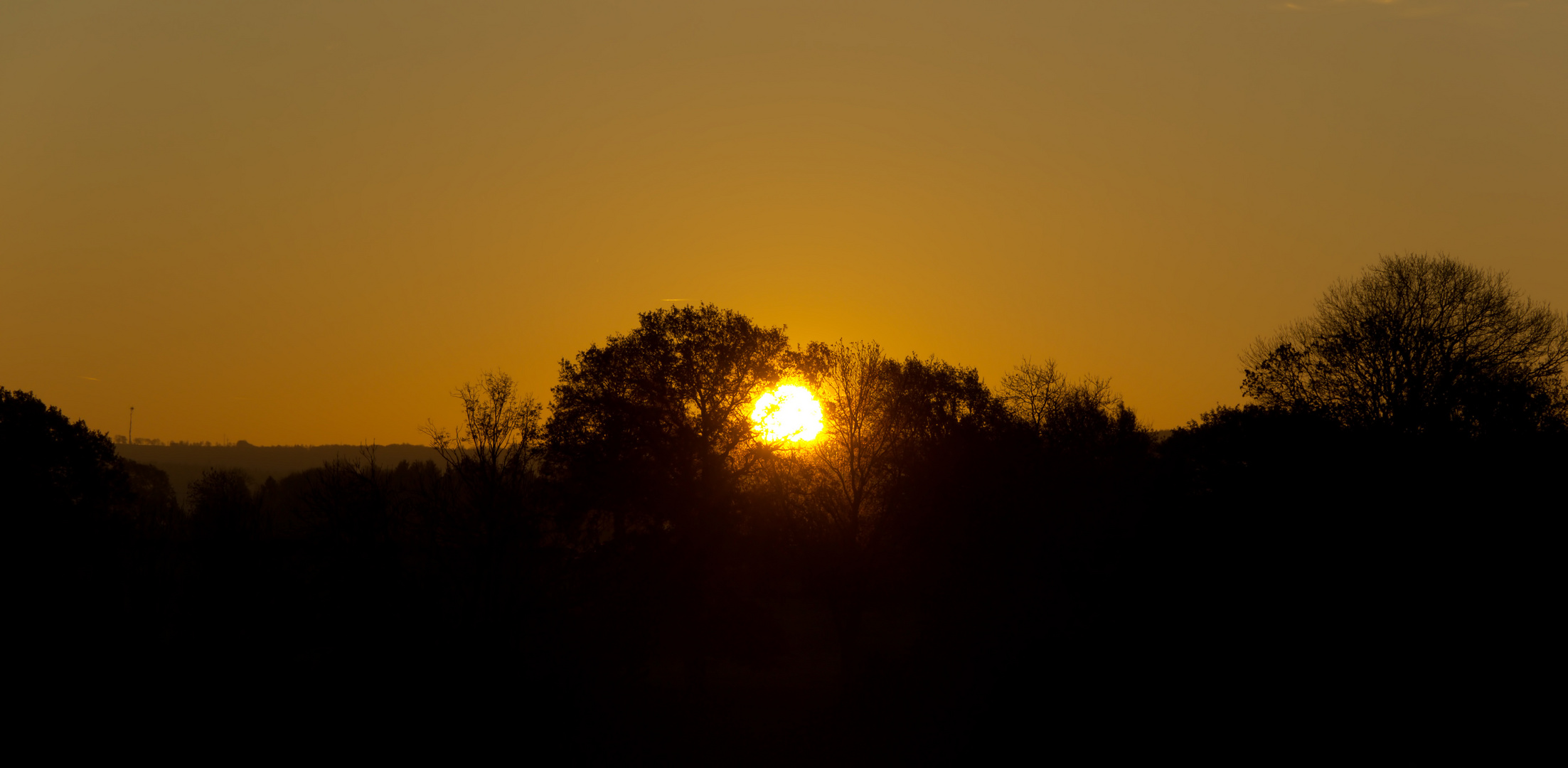 herbstlicher Sonnenaufgang