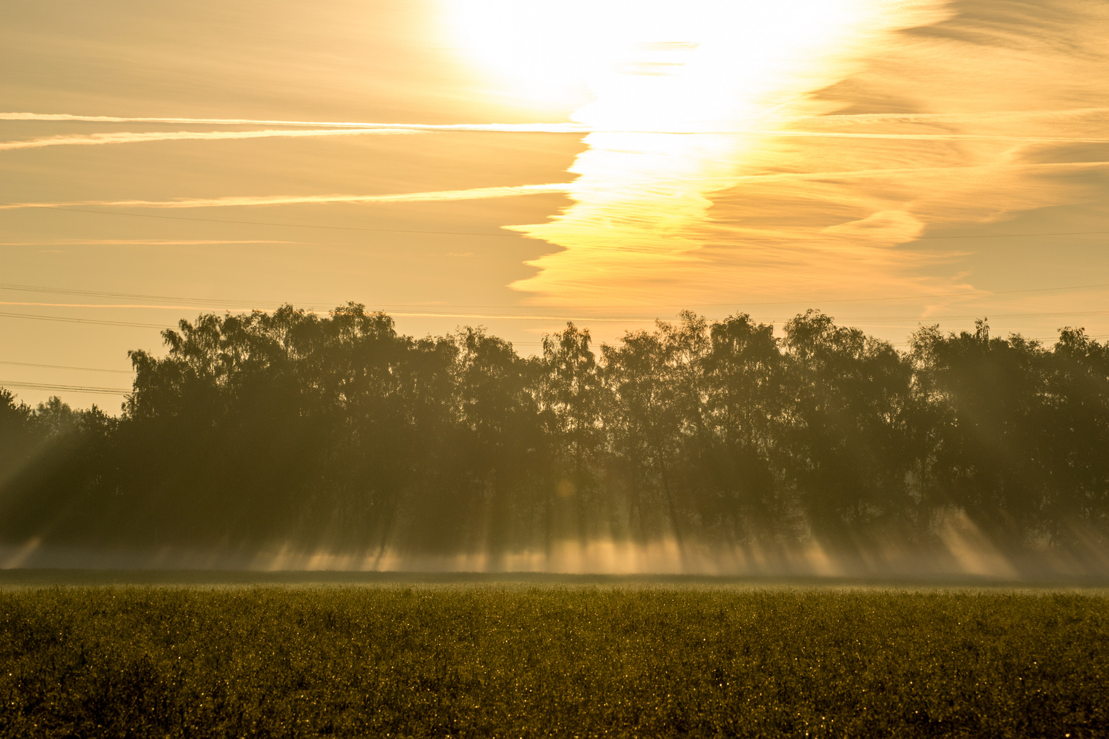 Herbstlicher Sonnenaufgang