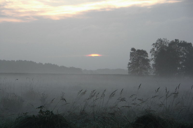 herbstlicher Sonnenaufgang