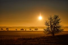 Herbstlicher Sonnenaufgang