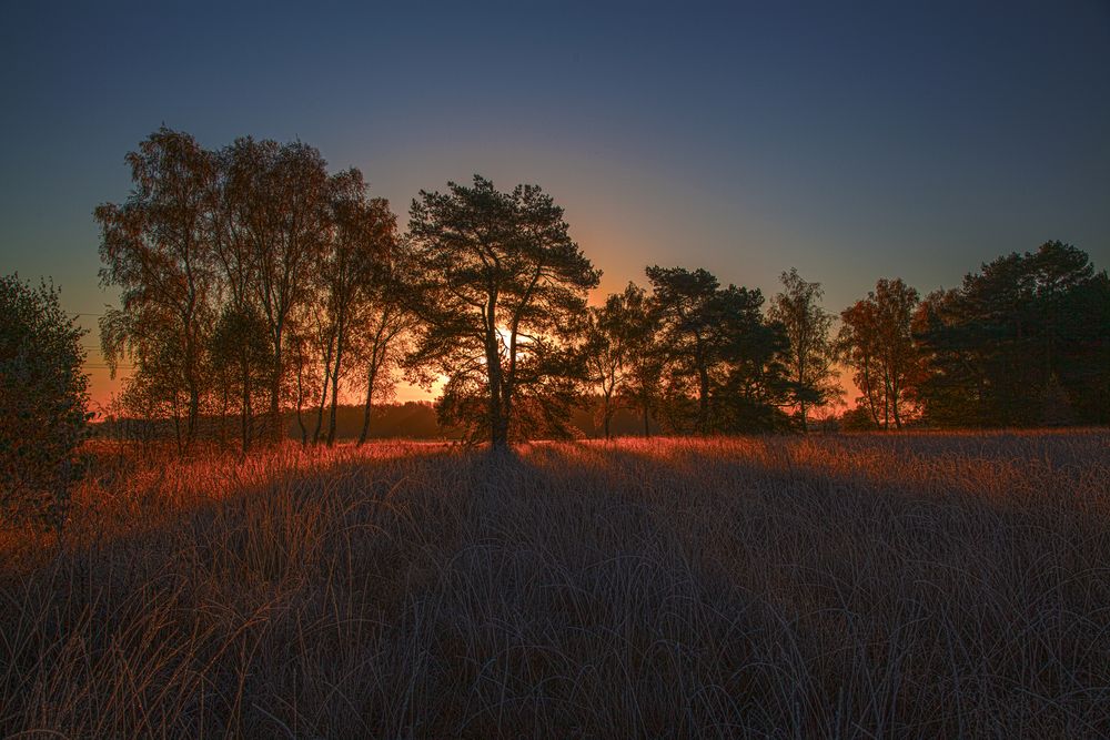 Herbstlicher Sonnenaufgang