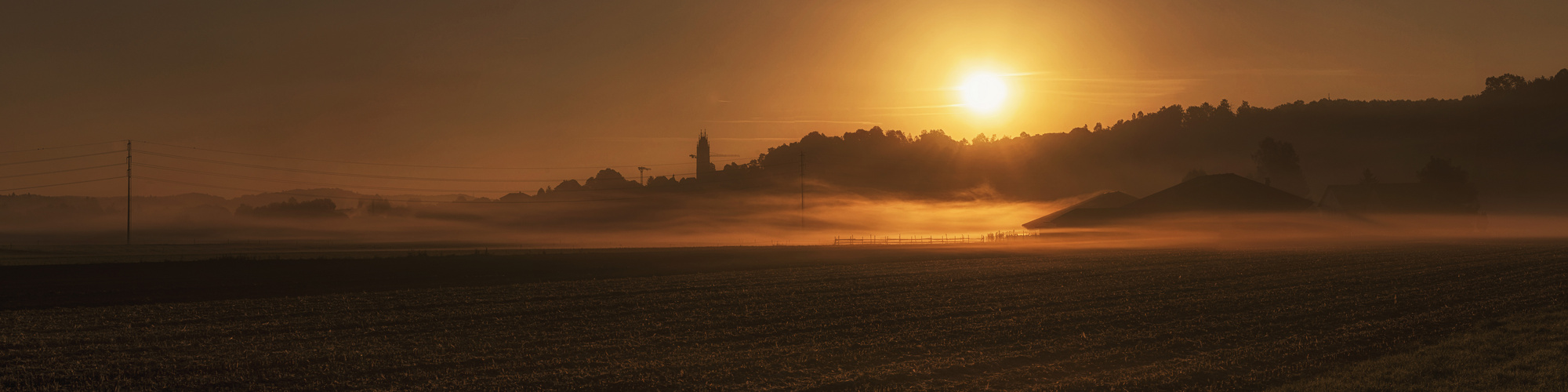 Herbstlicher Sonnenaufgang