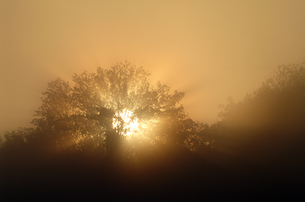 Herbstlicher Sonnenaufgang