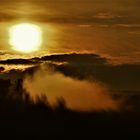 Herbstlicher Sonnenaufgang im Sauerland.