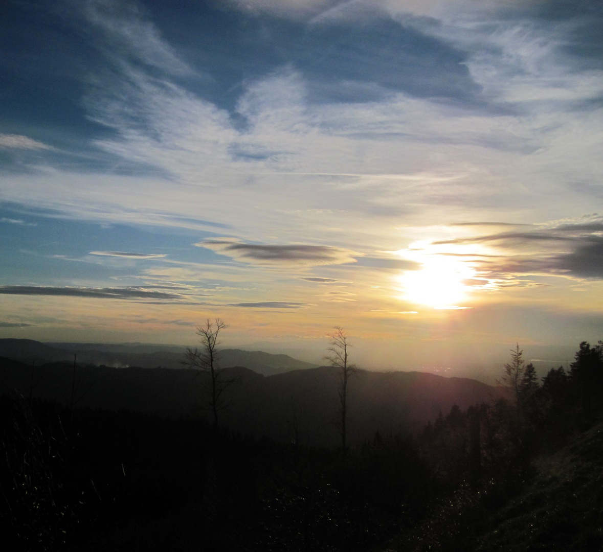 herbstlicher sonnenschein