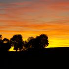 herbstlicher Sonnenuntergang