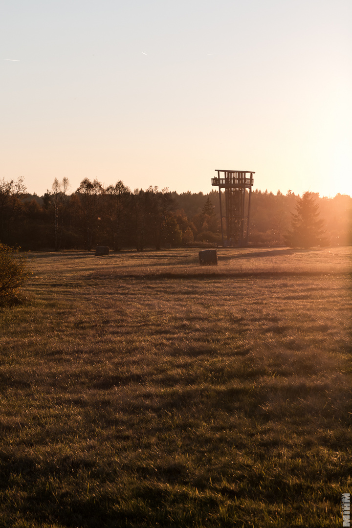 herbstlicher Sonnenuntergang