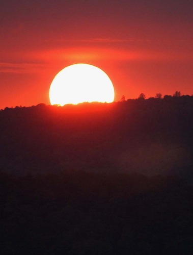 Herbstlicher Sonnenuntergang