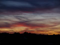 herbstlicher Sonnenuntergang