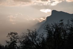 Herbstlicher Sonnenuntergang