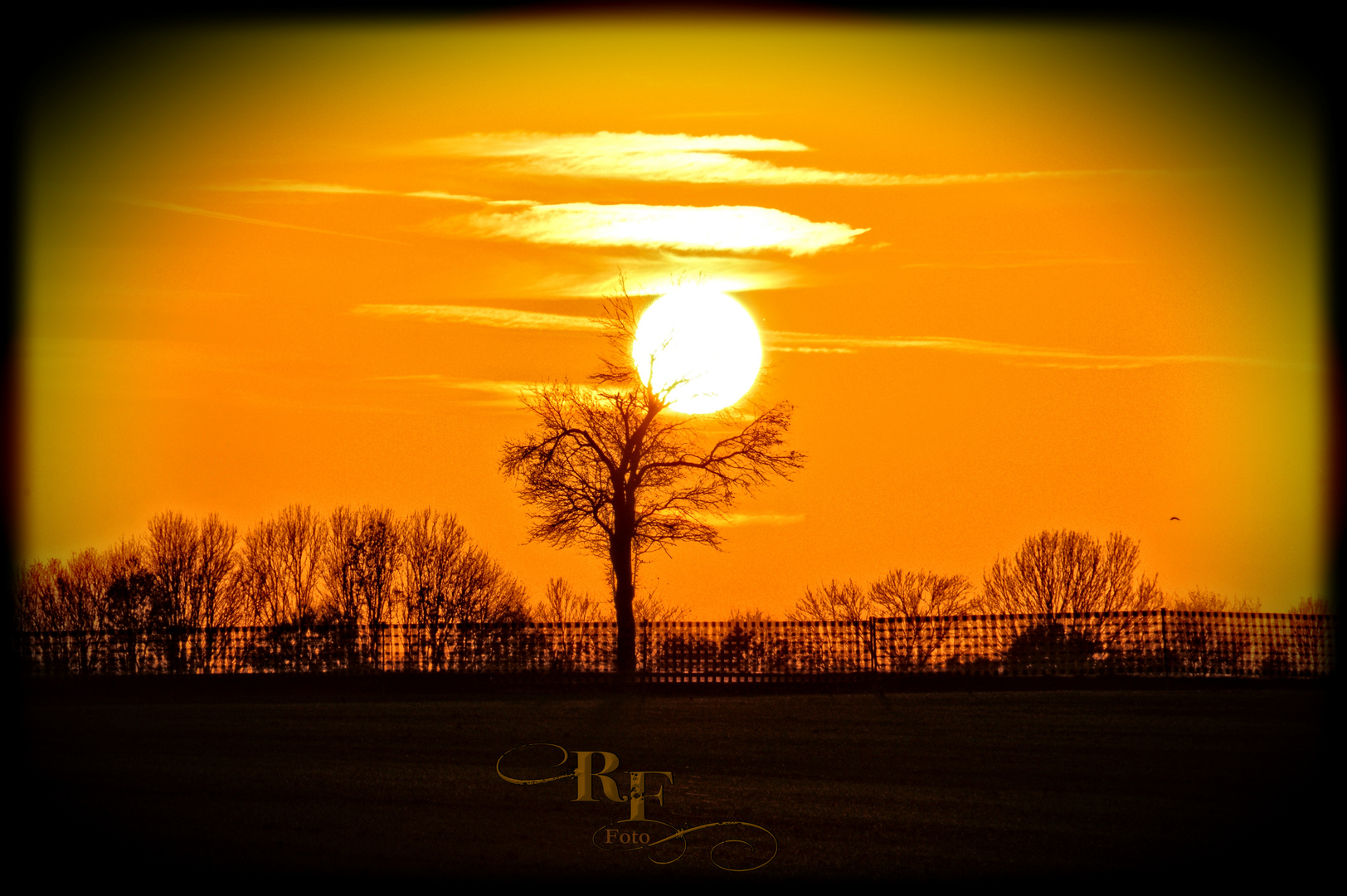 Herbstlicher Sonnenuntergang an der Kalteneberschen Klus