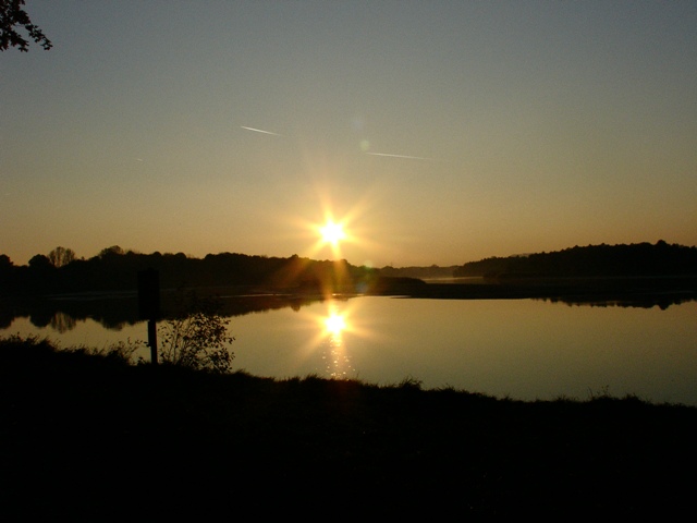 Herbstlicher Sonnenuntergang