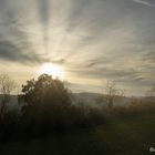 Herbstlicher Sonnenuntergang