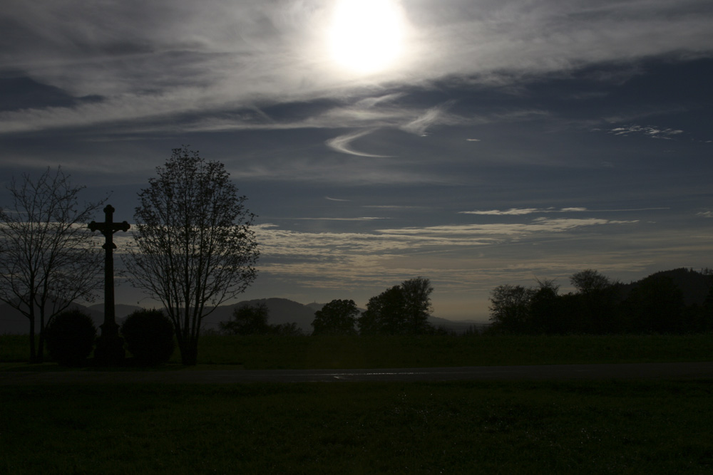 Herbstlicher Sonnenuntergang