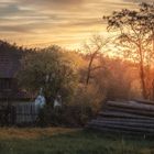 herbstlicher Sonnenuntergang