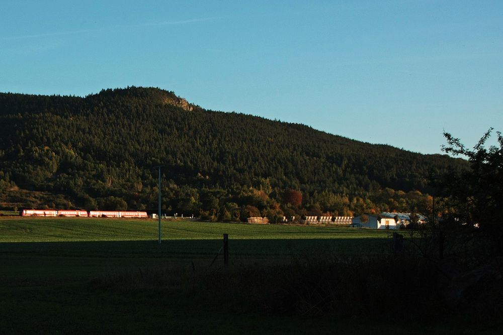 Herbstlicher Sonnenuntergang