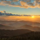 Herbstlicher Sonnenuntergang über der Ortenau