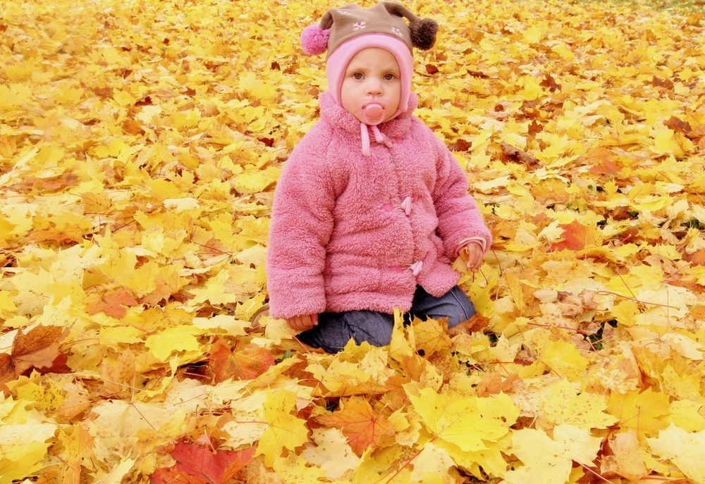 Herbstlicher Spielplatz