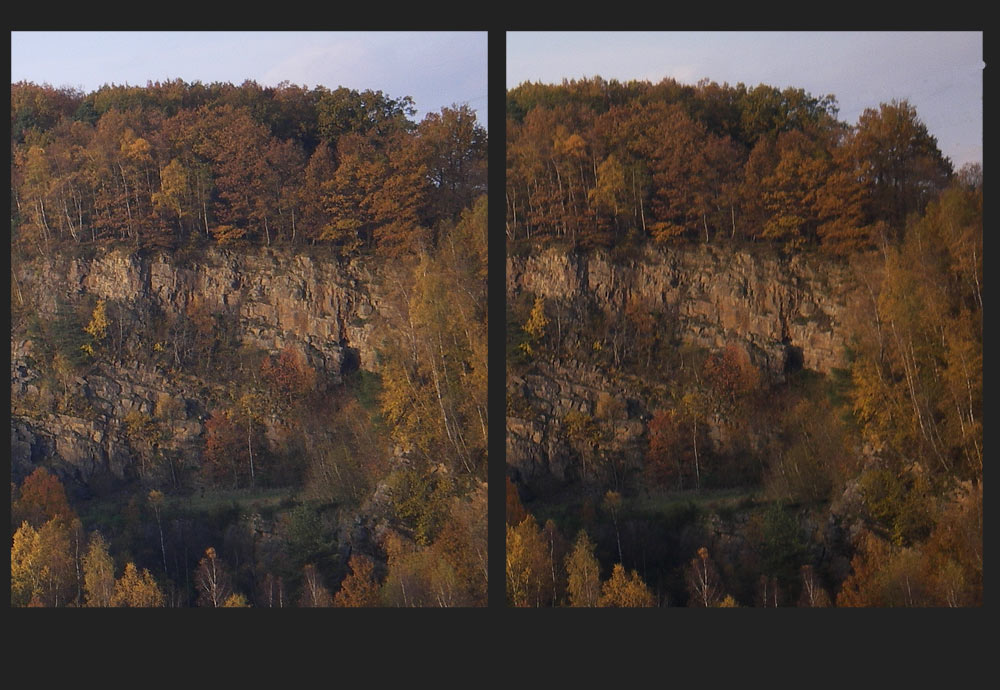 Herbstlicher Steinbruch