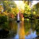 Herbstlicher Teich im Lennpark Dresden