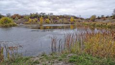 Herbstlicher Tongruben-Teich