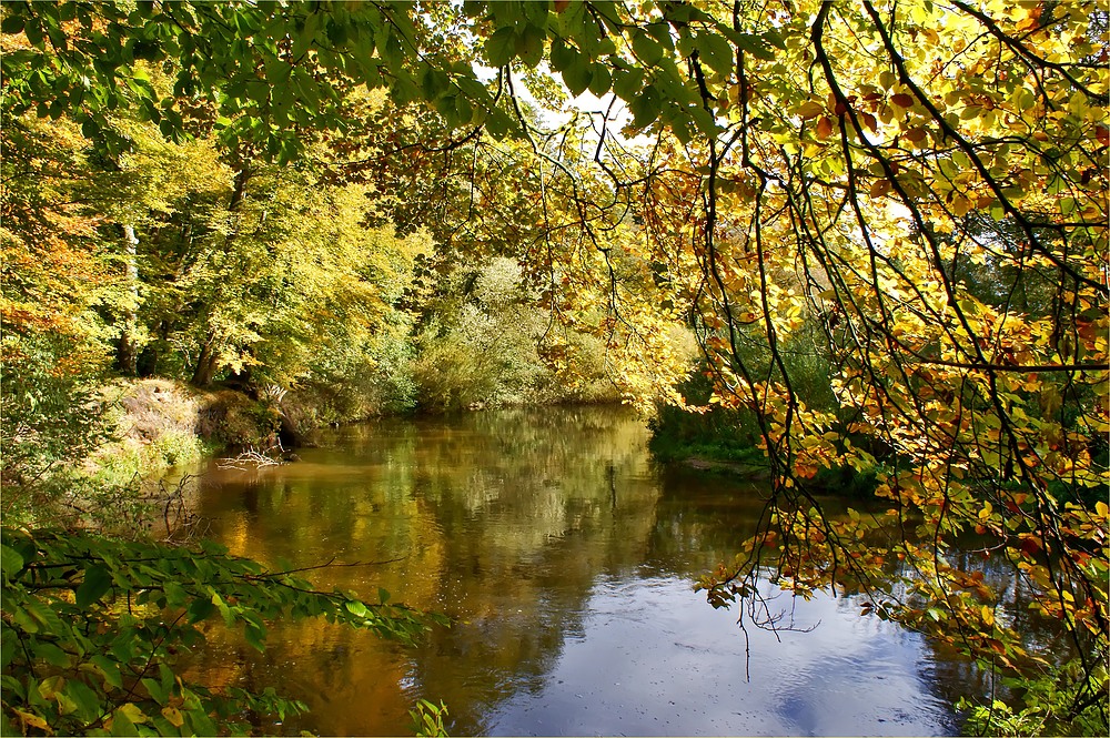 Herbstlicher Tuschkasten