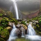 Herbstlicher Wasserfall 