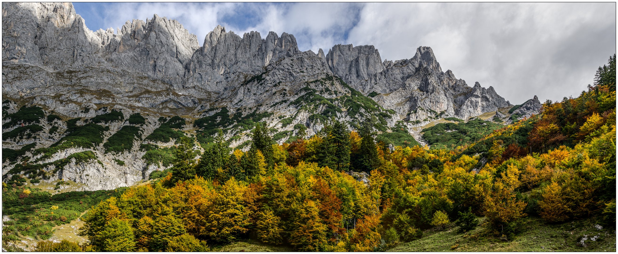 Herbstlicher Wilder Kaiser.