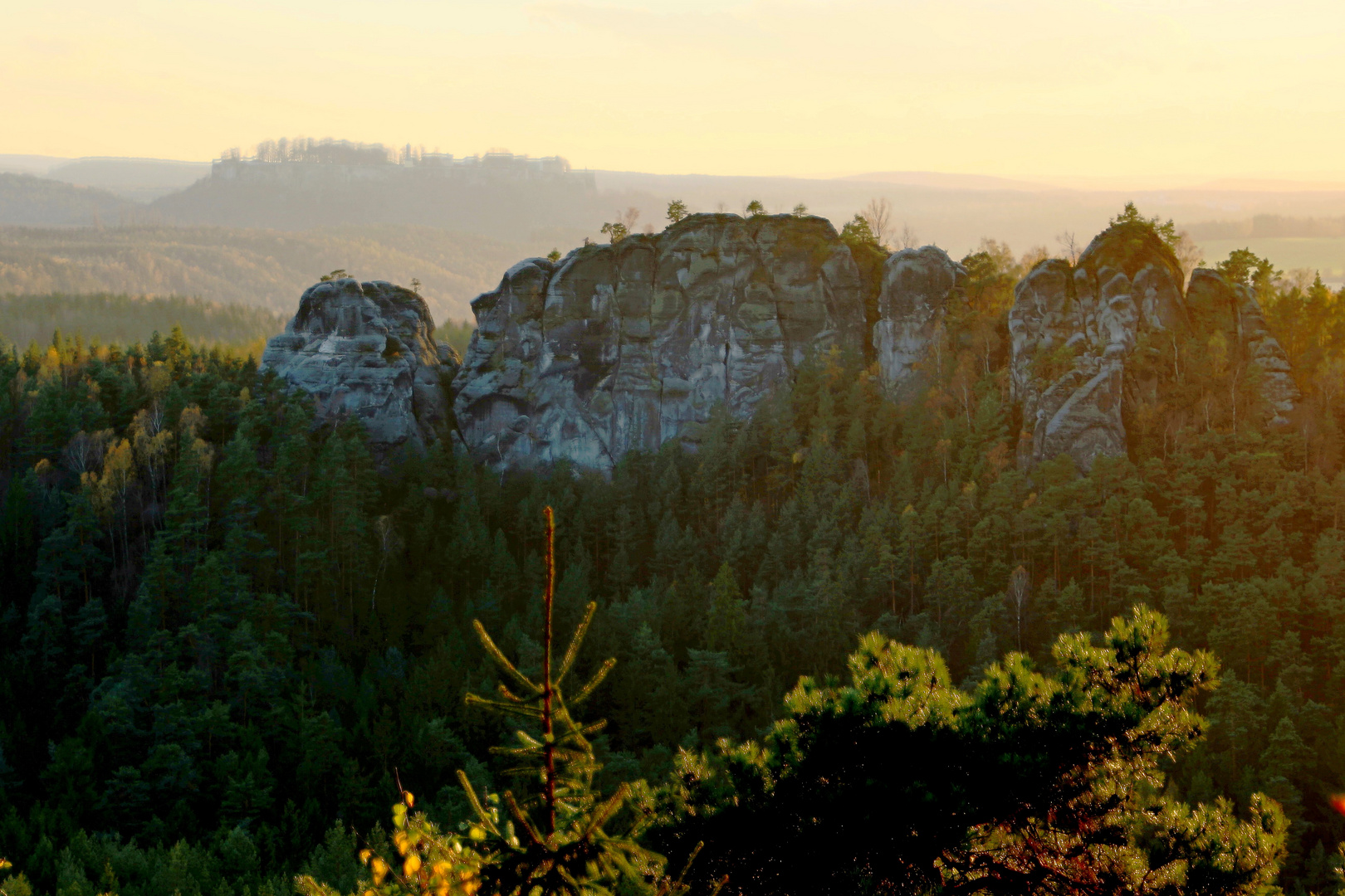 Herbstliches Abendlicht  2