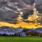 Herbstliches Alpenpanorama