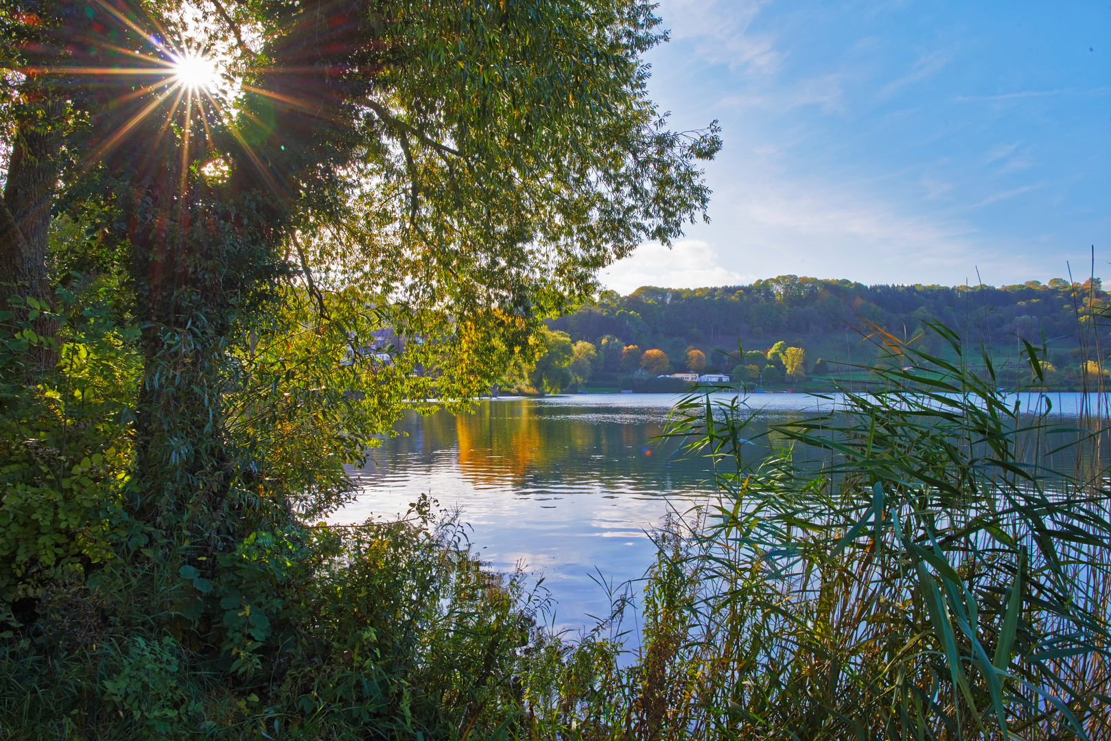 Herbstliches am  Eifelmaar