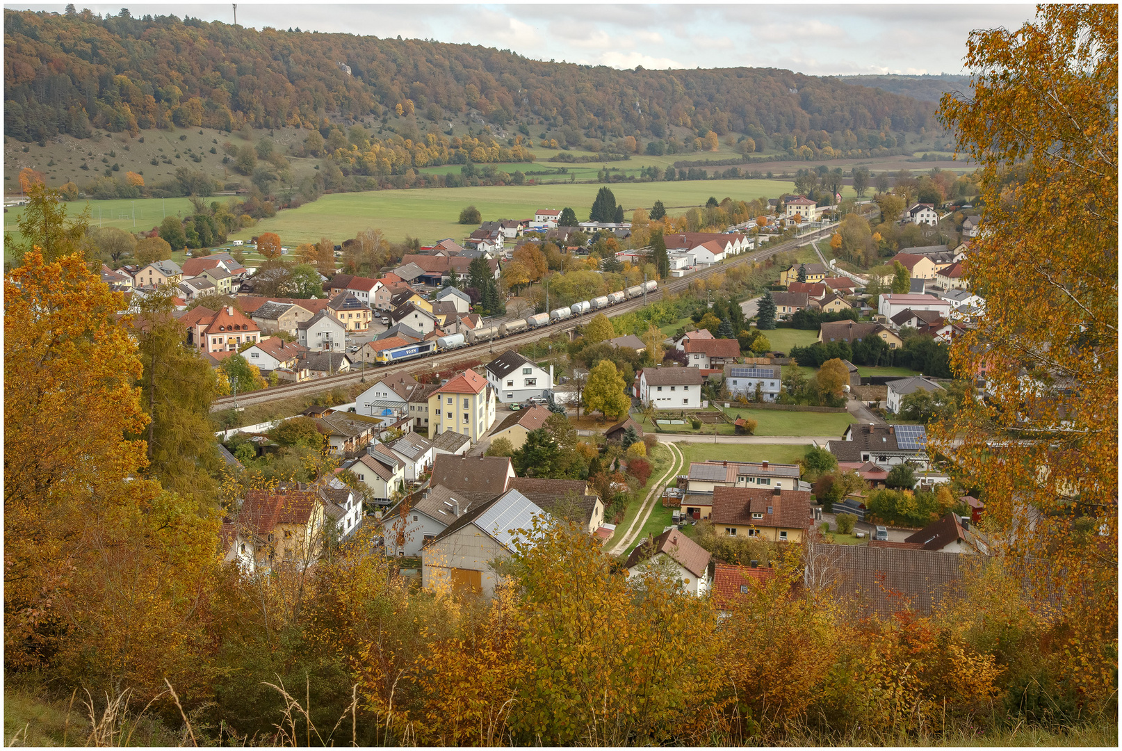 Herbstliches aus dem  Altmühltalbahn